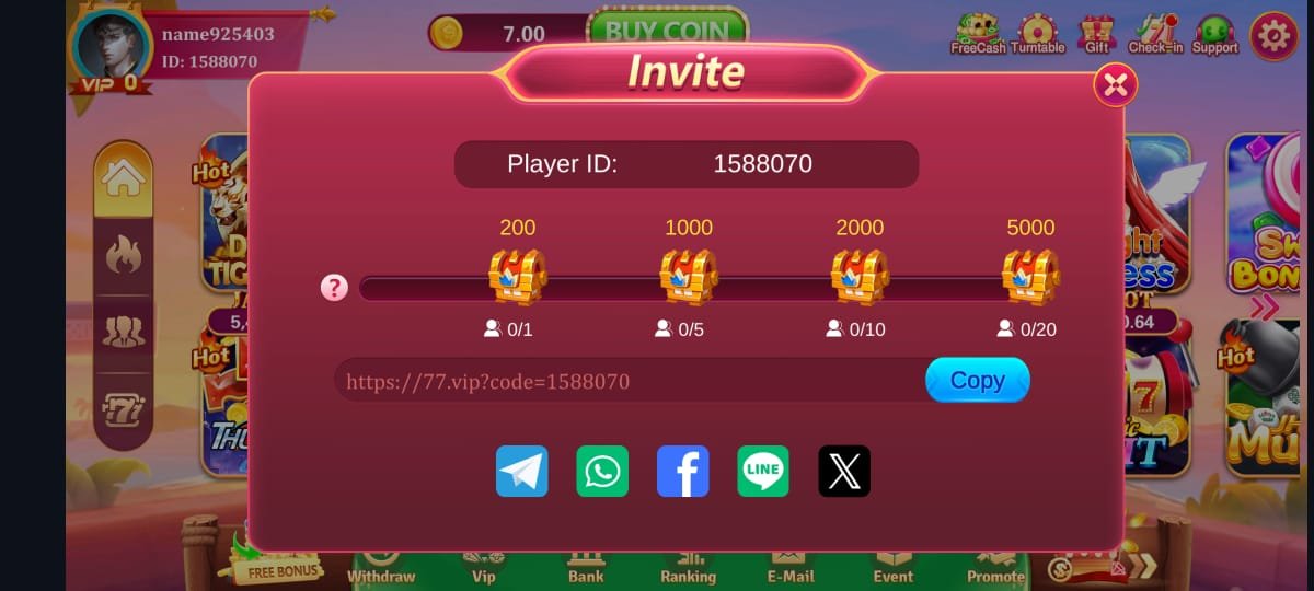 77 VIP Game