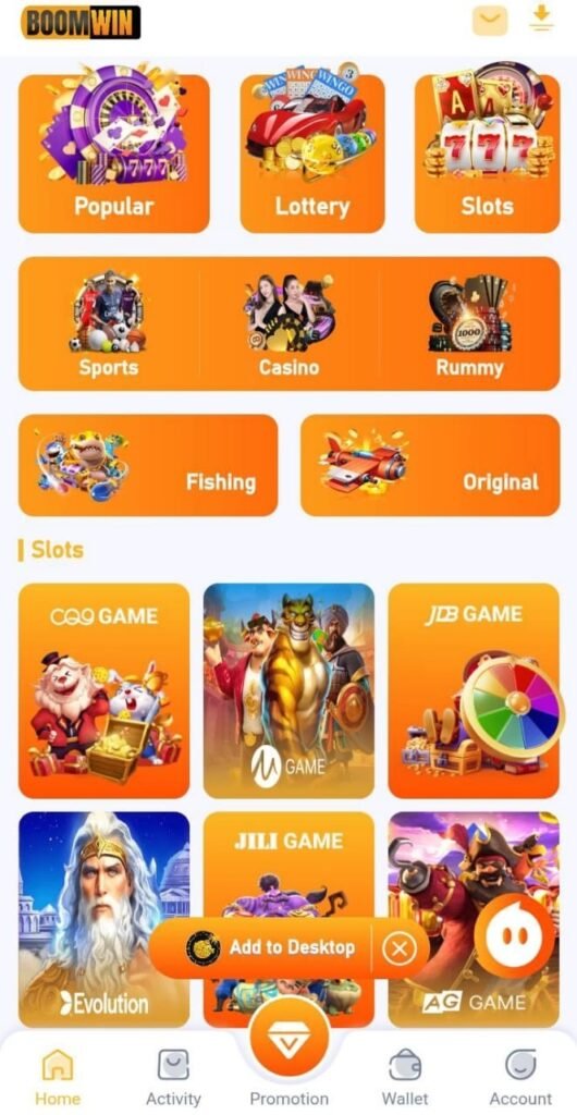 Boom win game